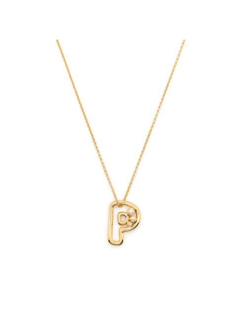 MISSOMA pearl-embellished initial pendant necklace