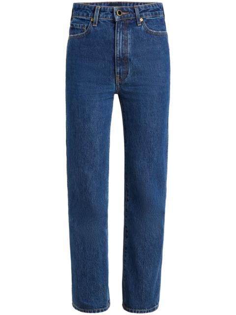 KHAITE The Abigail straight-leg jeans