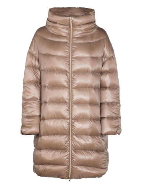 Herno quilted high-neck oversized coat