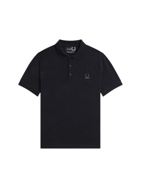 logo-embroidered cotton polo shirt