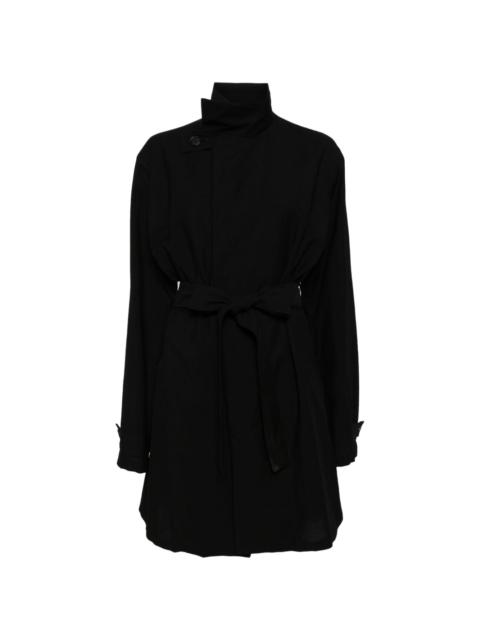 Yohji Yamamoto belted trench coat