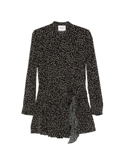 Isabel Marant Étoile floral print ruched dress