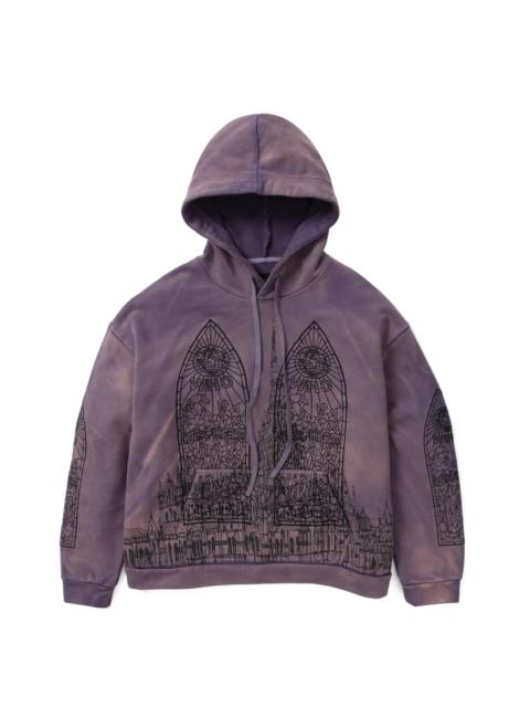 WHO DECIDES WAR CATHEDRAL HOODED PULLOVER