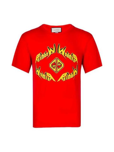 GUCCI Gucci Short sleeves Tee 'Red' 493117-XJAKJ-6063