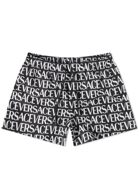 VERSACE Versace All Over Logo Swim Short