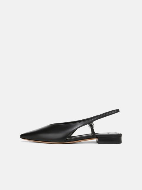 Vince Ines Leather Slingback Flat