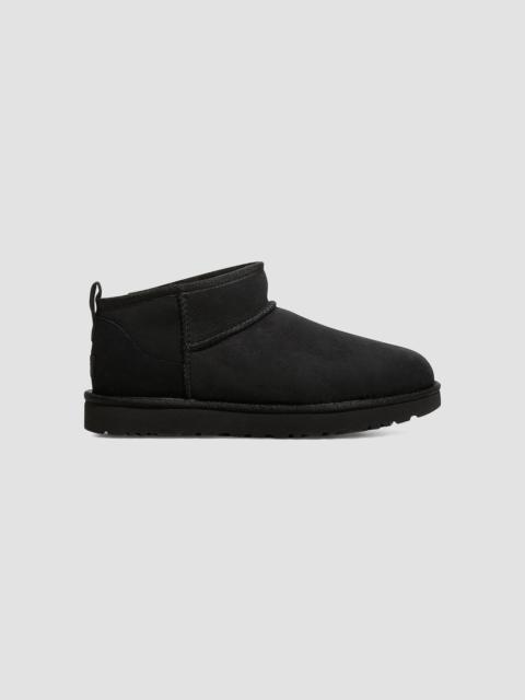 UGG Women's Classic Ultra Mini Sheepskin Ankle Boots - Black