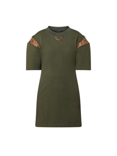 Louis Vuitton Zipper Sleeve T-Shirt Dress