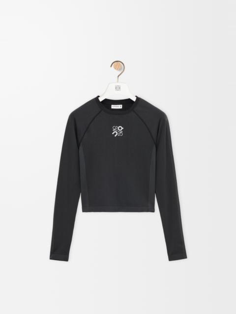 Loewe Long sleeve top in technical jersey