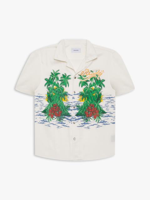 Rhude PALMAS SNAP SHIRT