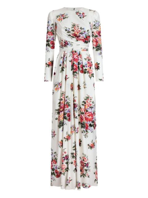 Dolce & Gabbana flower bouquet-print maxi dress