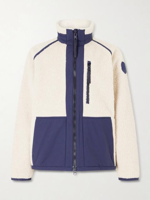 Canada Goose Westport Logo-Appliquéd Wool-Blend Fleece and Cotton-Blend Jacket