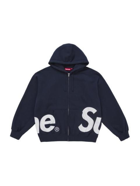 Supreme Supreme Denim Collar Half Zip Sweatshirt Navy | REVERSIBLE
