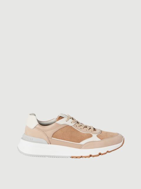Brunello Cucinelli Nubuck and suede runners