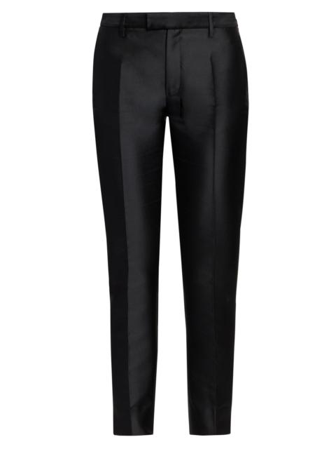 MM6 Maison Margiela Women's Satin Tapered Crop Trousers - Black