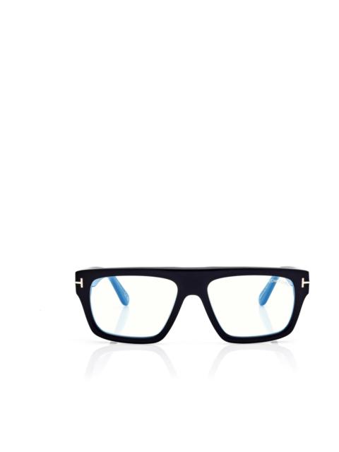 TOM FORD BLUE BLOCK RECTANGULAR OPTICALS