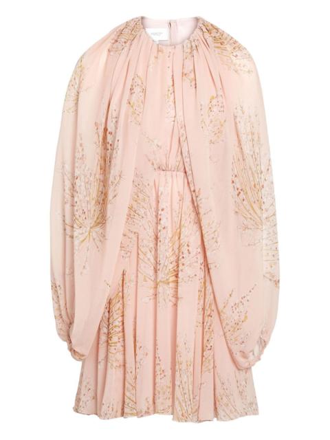 GIAMBATTISTA VALLI floral-print pleated mini dress