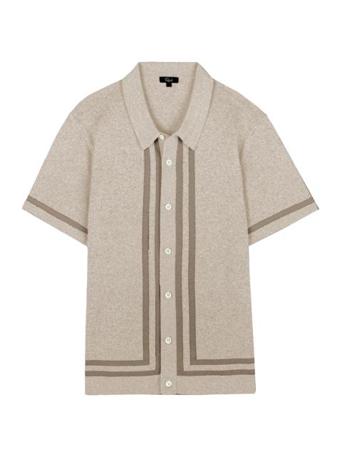 Rails Men's Leo Cotton-Blend Shirt - Driftwood Melange
