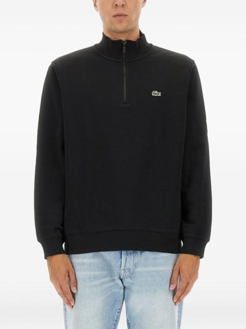 LACOSTE logo-patch sweatshirt