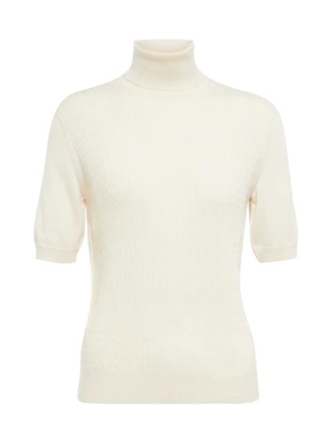 Castle cable-knit cashmere top