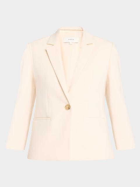 Vince Shrunken Bracelet-Sleeve Blazer