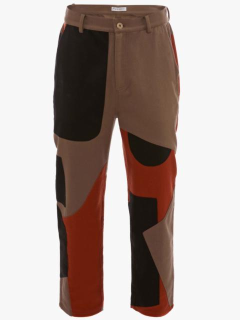 JW Anderson PATCHWORK TROUSERS