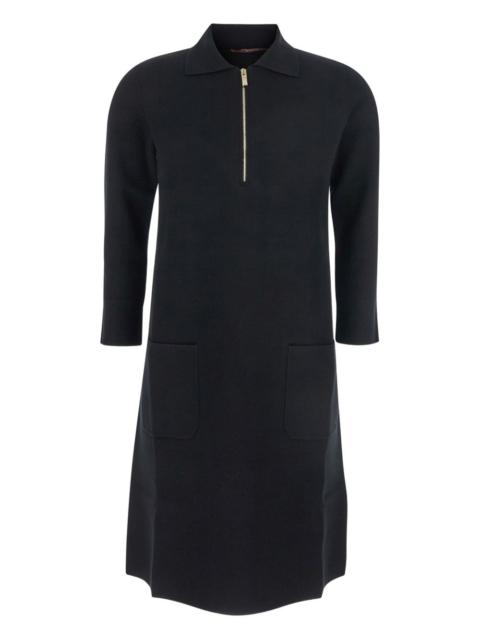 Max Mara Ere half-zip fastening dress