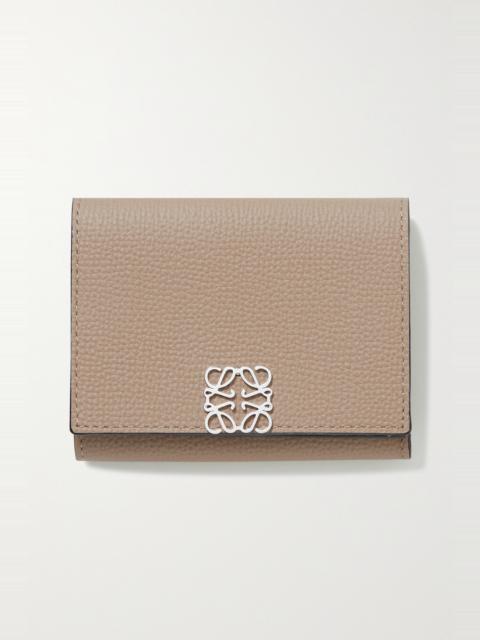Anagram textured-leather wallet
