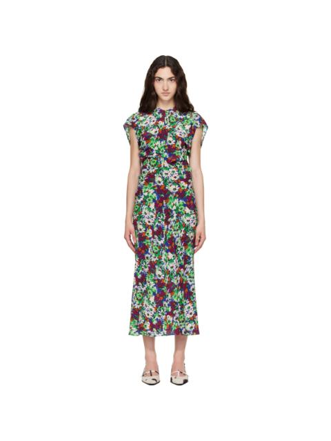 Marni Multicolor Florals Midi Dress