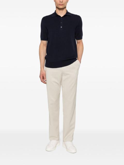 Brunello Cucinelli ribbed polo shirt