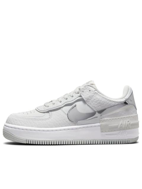 Nike (WMNS) Nike Air Force 1 Shadow 'White Metallic Silver' DQ0837-100