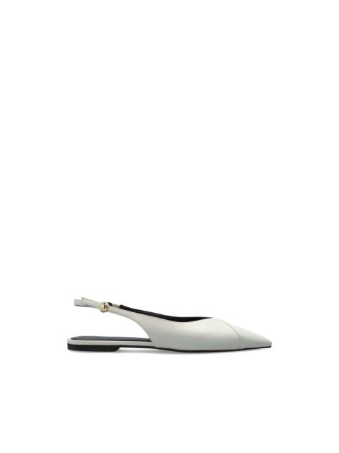 FURLA Sfera pointed-toe leather pumps