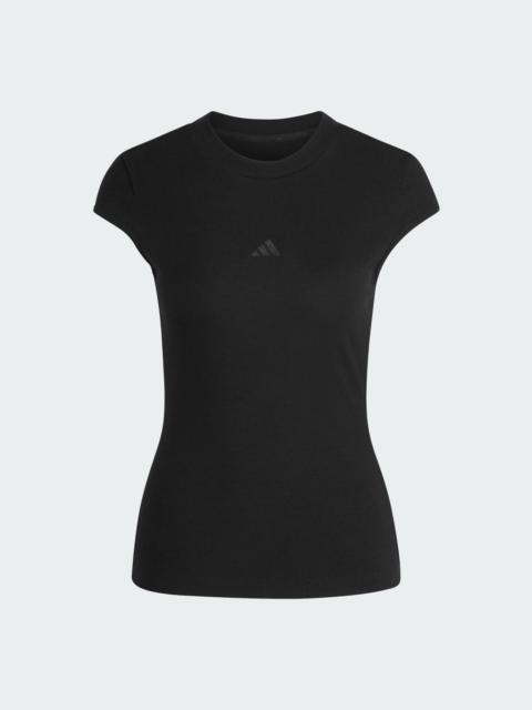 adidas Seasonal Essentials Rib Cap-Sleeve Tee