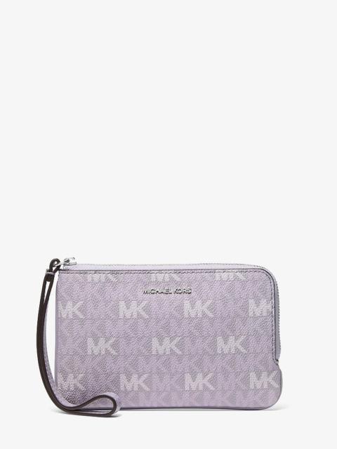 MICHAEL KORS Jet Set Travel Small Signature Logo Wristlet