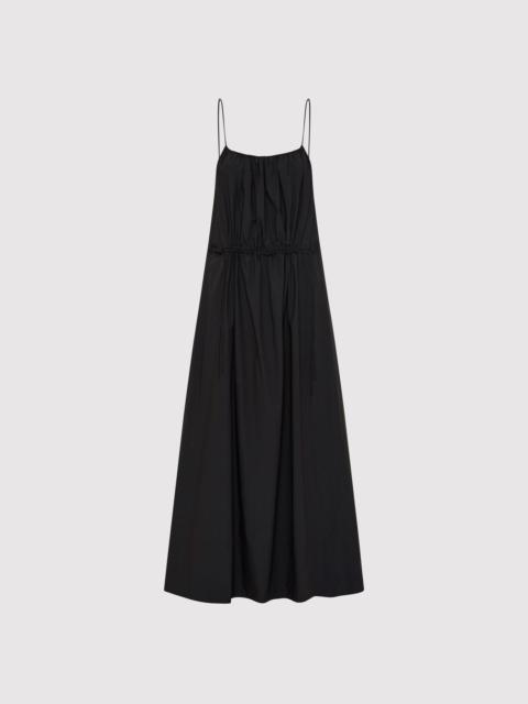 Relaxed Drawstring Dress - Black