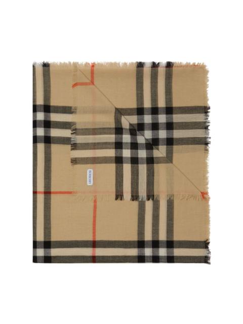 Burberry Vintage Check wool scarf