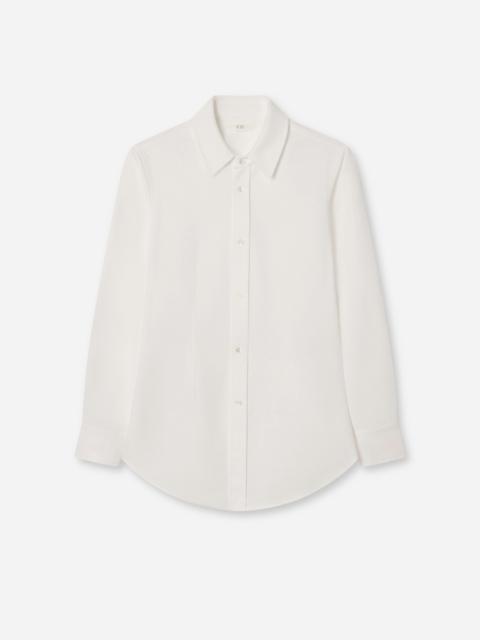 CO Fitted Button Down Shirt in Cotton Pique