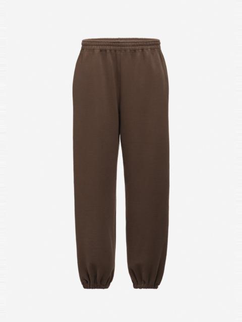 MAGDA BUTRYM Relaxed elastic-waist sweatpants in light brown