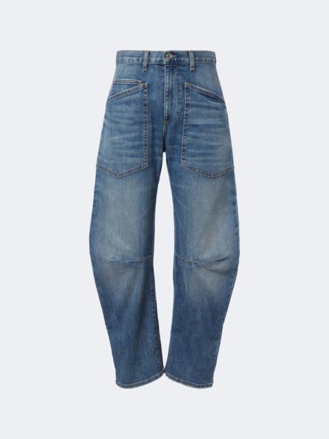NILI LOTAN Shon barrel-leg jeans