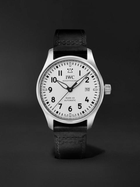 IWC Schaffhausen Pilot's Mark XX Automatic 40mm Stainless Steel and Leather Watch, Ref. No. IWIW328207
