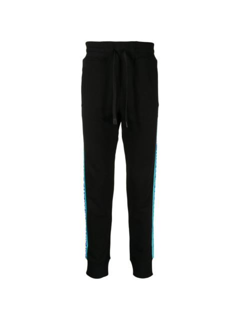 VERSACE JEANS COUTURE logo-tape slim-fit track pants