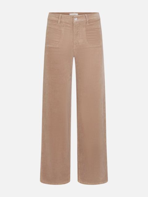 FRAME Le Slim Palazzo Modernist Pocket Corduroy