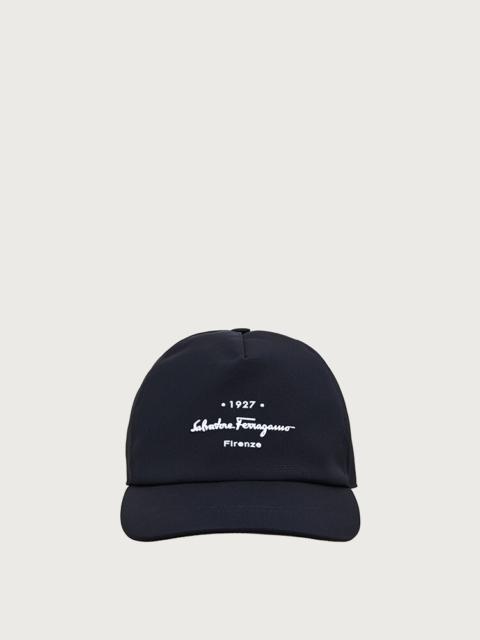 FERRAGAMO BASEBALL CAP WITH SIGNATURE