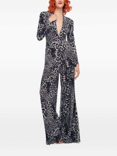 NORMA KAMALI animal-print trousers