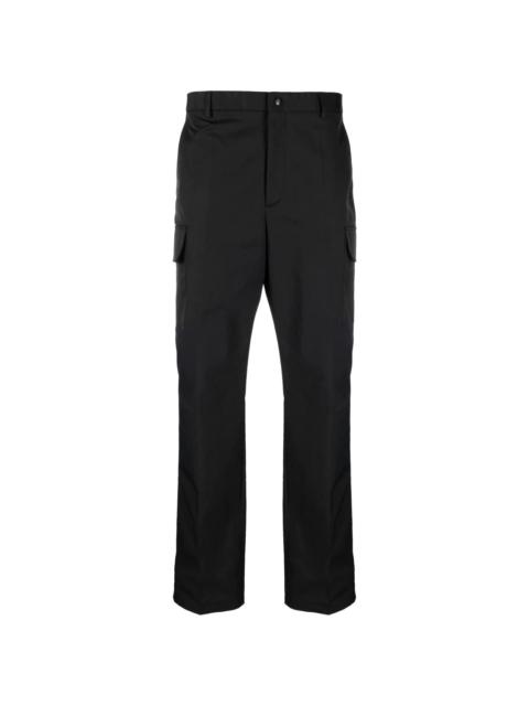 flap pocket cargo style trousers