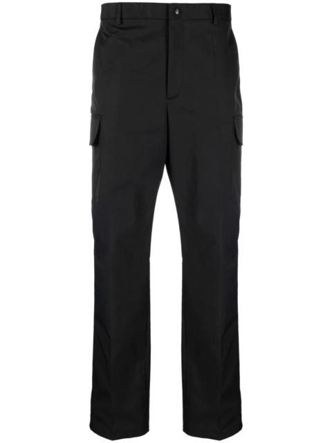 flap pocket cargo style trousers