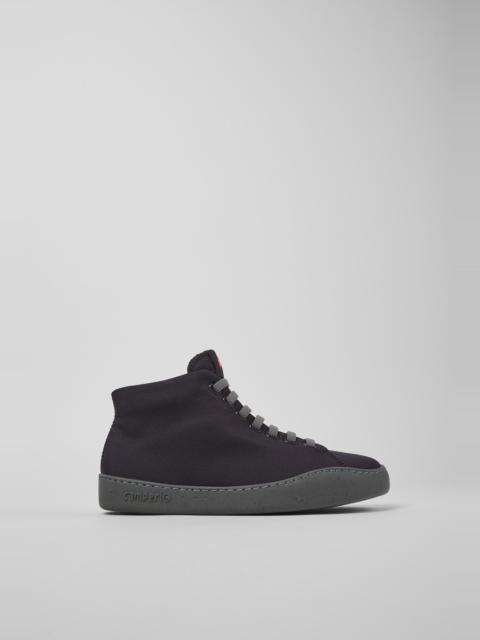 CAMPER Peu Touring Purple textile ankle boots for women