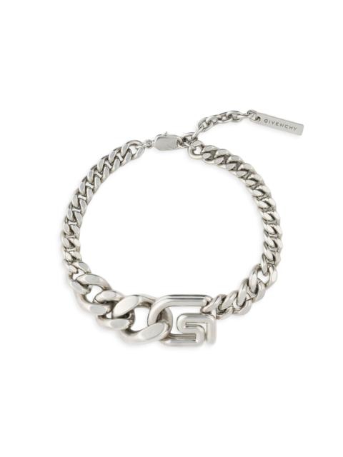 Givenchy Men's G Line Bracelet in Metal - Antic Silvery