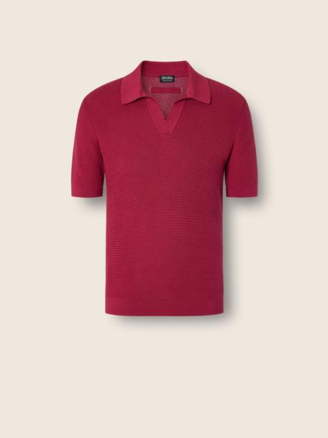 DARK PINK PREMIUM COTTON POLO SHIRT
