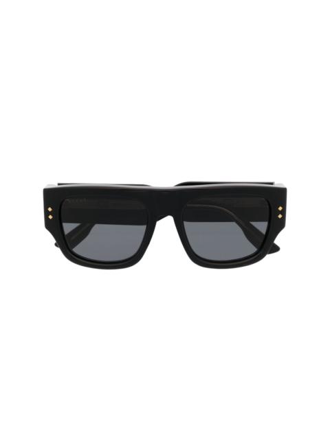 GUCCI stud square-frame sunglasses
